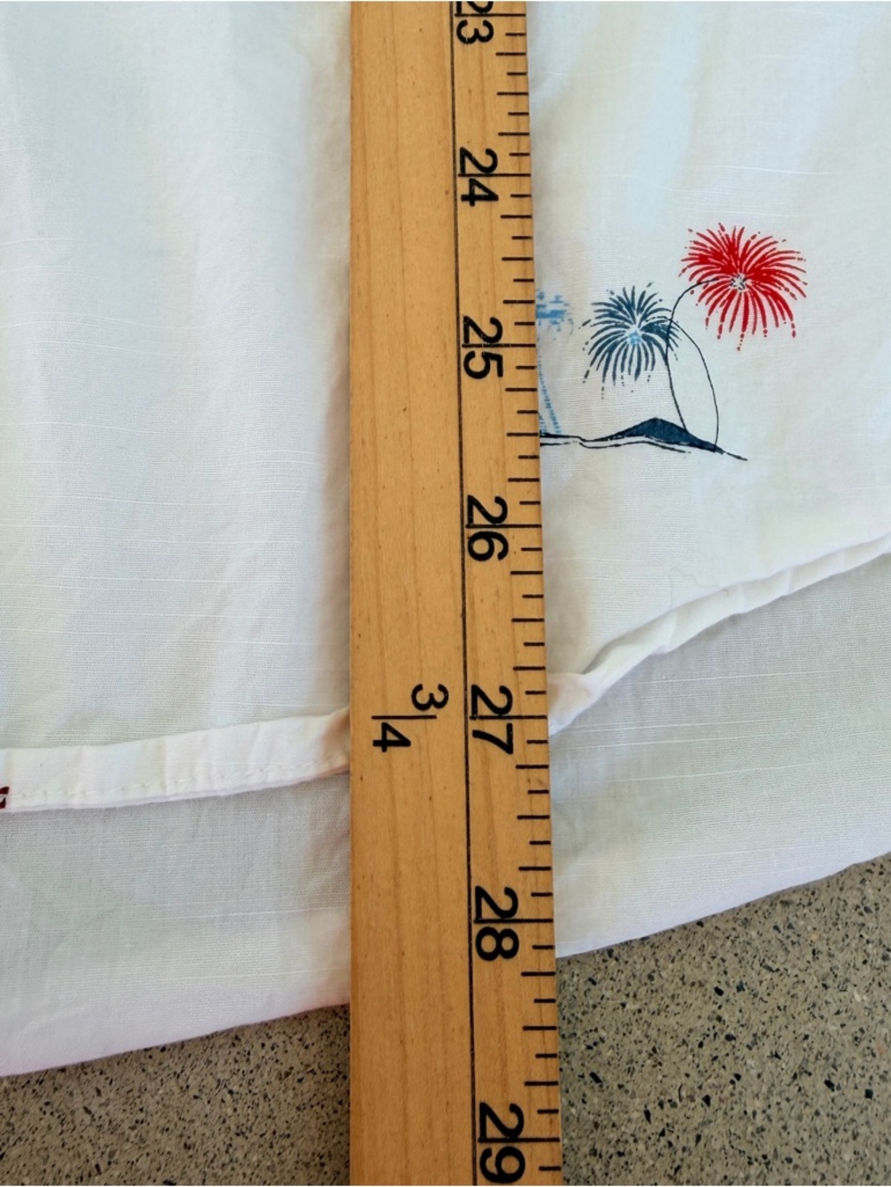 Billabong‎ Button Down Shirt Mens Small Tropical USA Patriotic 4th of July Flag - Picture 6 of 8